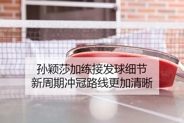 孙颖莎加练接发球细节 新周期冲冠路线更加清晰